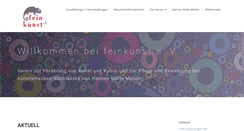 Desktop Screenshot of feinkunst.org
